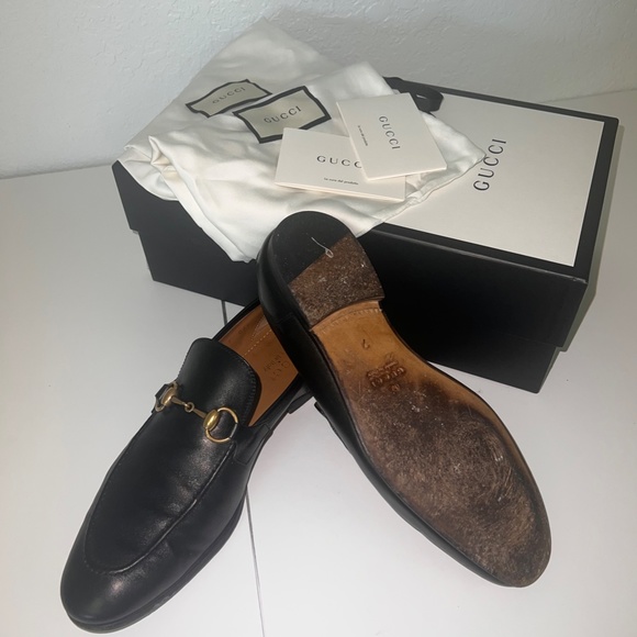 GUCCI JORDAAN Leather Loafer main image 4